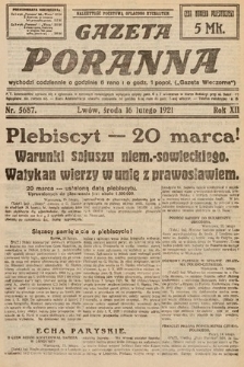 Gazeta Poranna. 1921, nr 5687