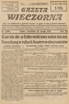 Gazeta Wieczorna. 1921, nr 5696