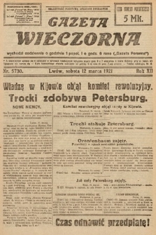 Gazeta Wieczorna. 1921, nr 5730