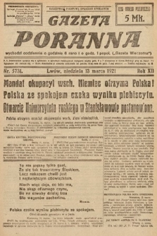 Gazeta Poranna. 1921, nr 5731