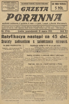 Gazeta Poranna. 1921, nr 5745