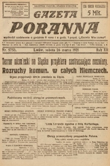 Gazeta Poranna. 1921, nr 5753