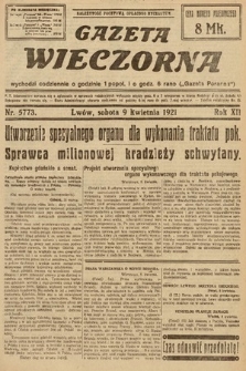 Gazeta Wieczorna. 1921, nr 5773