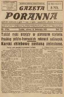 Gazeta Poranna. 1921, nr 5784
