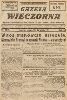 Gazeta Wieczorna. 1921, nr 5797