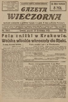 Gazeta Wieczorna. 1921, nr 5807
