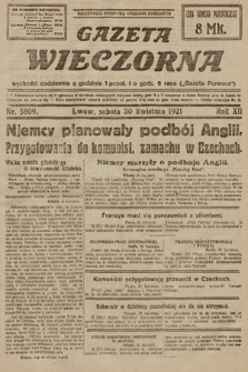 Gazeta Wieczorna. 1921, nr 5809