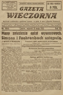 Gazeta Wieczorna. 1921, nr 5813