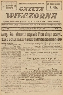 Gazeta Wieczorna. 1921, nr 5832