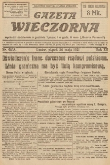 Gazeta Wieczorna. 1921, nr 5838