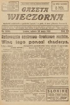 Gazeta Wieczorna. 1921, nr 5850