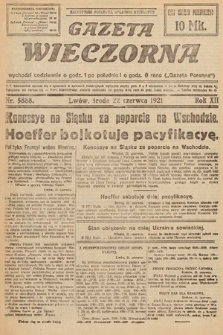 Gazeta Wieczorna. 1921, nr 5888