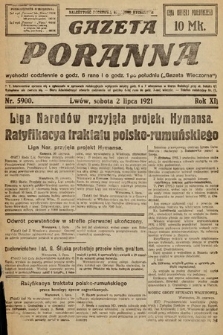 Gazeta Poranna. 1921, nr 5900