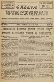 Gazeta Wieczorna. 1921, nr 5903