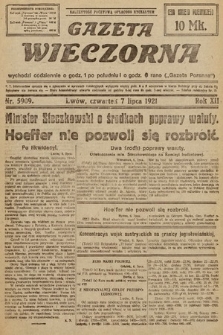 Gazeta Wieczorna. 1921, nr 5909