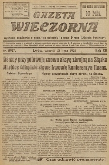 Gazeta Wieczorna. 1921, nr 5917