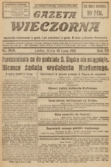 Gazeta Wieczorna. 1921, nr 5919