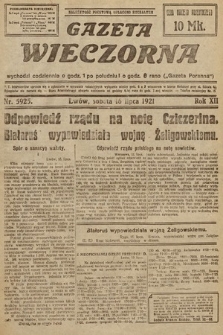 Gazeta Wieczorna. 1921, nr 5925