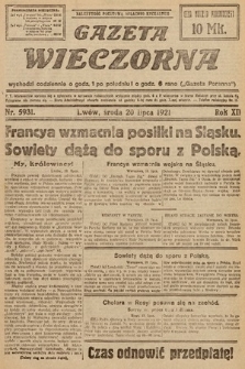 Gazeta Wieczorna. 1921, nr 5931