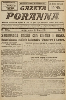 Gazeta Poranna. 1921, nr 5934