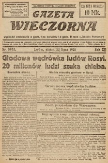 Gazeta Wieczorna. 1921, nr 5935