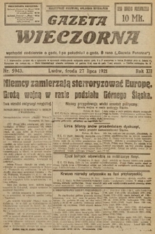 Gazeta Wieczorna. 1921, nr 5943