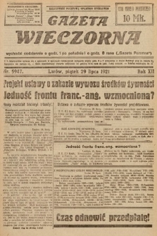 Gazeta Wieczorna. 1921, nr 5947