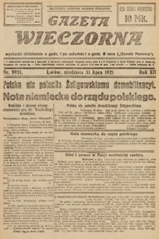 Gazeta Wieczorna. 1921, nr 5951