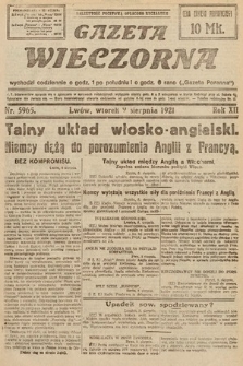 Gazeta Wieczorna. 1921, nr 5965