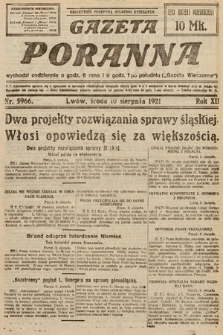 Gazeta Poranna. 1921, nr 5966