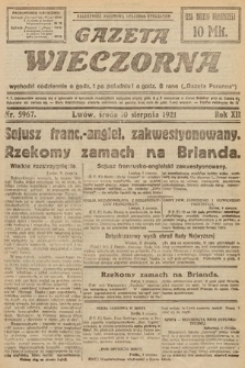 Gazeta Wieczorna. 1921, nr 5967