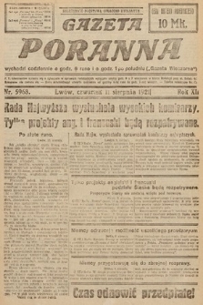 Gazeta Poranna. 1921, nr 5968