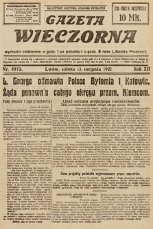 Gazeta Wieczorna. 1921, nr 5973