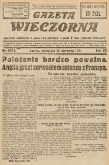 Gazeta Wieczorna. 1921, nr 5975