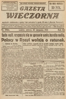 Gazeta Wieczorna. 1921, nr 5983