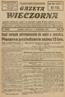 Gazeta Wieczorna. 1921, nr 6009