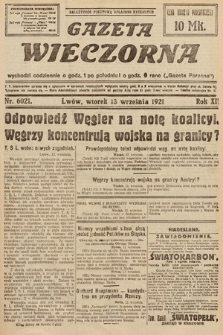 Gazeta Wieczorna. 1921, nr 6021
