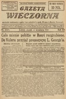 Gazeta Wieczorna. 1921, nr 6027