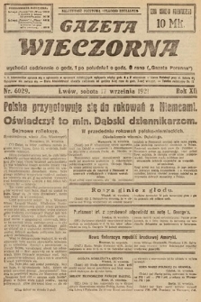 Gazeta Wieczorna. 1921, nr 6029