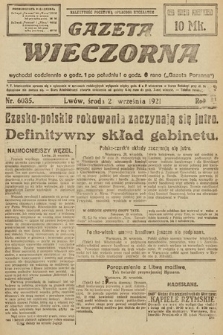 Gazeta Wieczorna. 1921, nr 6035