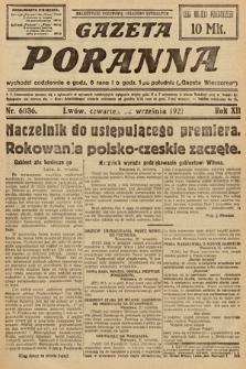 Gazeta Poranna. 1921, nr 6036