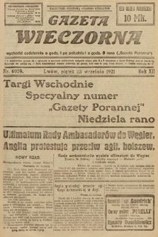Gazeta Wieczorna. 1921, nr 6039