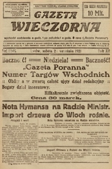 Gazeta Wieczorna. 1921, nr 6041