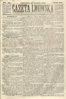 Gazeta Lwowska. 1872, nr 43