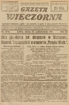 Gazeta Wieczorna. 1921, nr 6088