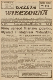 Gazeta Wieczorna. 1921, nr 6098