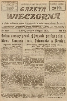 Gazeta Wieczorna. 1921, nr 6117