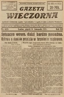 Gazeta Wieczorna. 1921, nr 6121