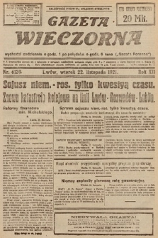 Gazeta Wieczorna. 1921, nr 6139