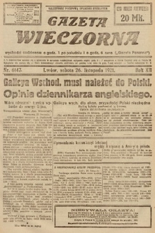 Gazeta Wieczorna. 1921, nr 6147